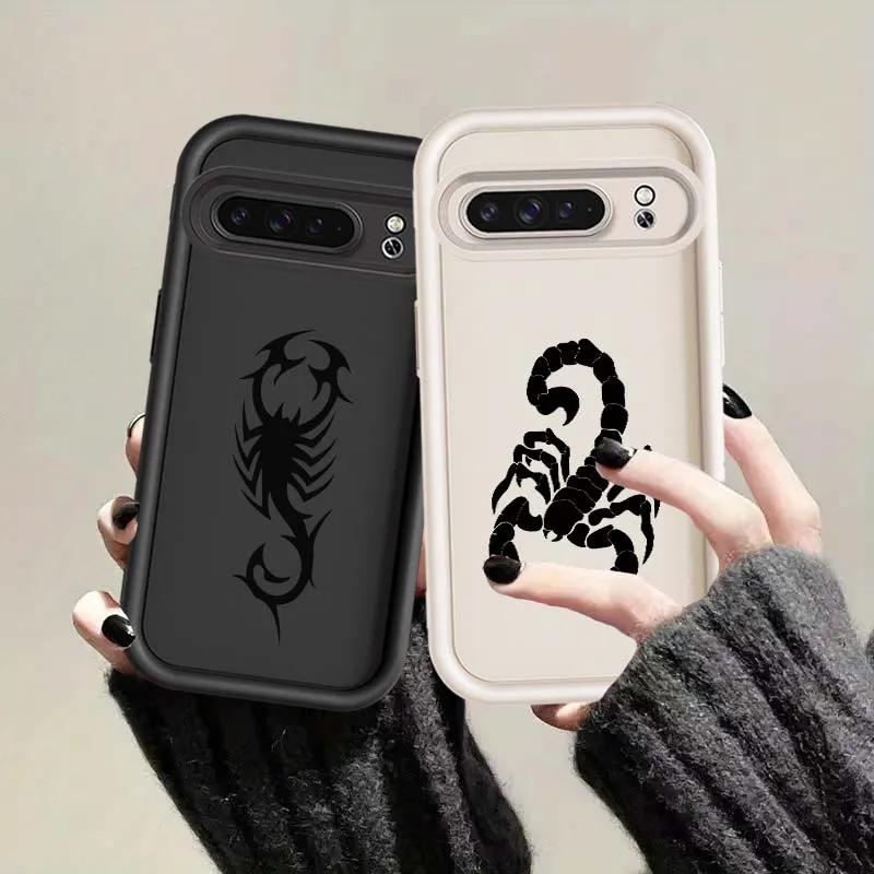 

Fashion Scorpion Cartoon For Google Pixel 9 8A 8 7A 7 Soft Eye Ladder Phone Case Cover