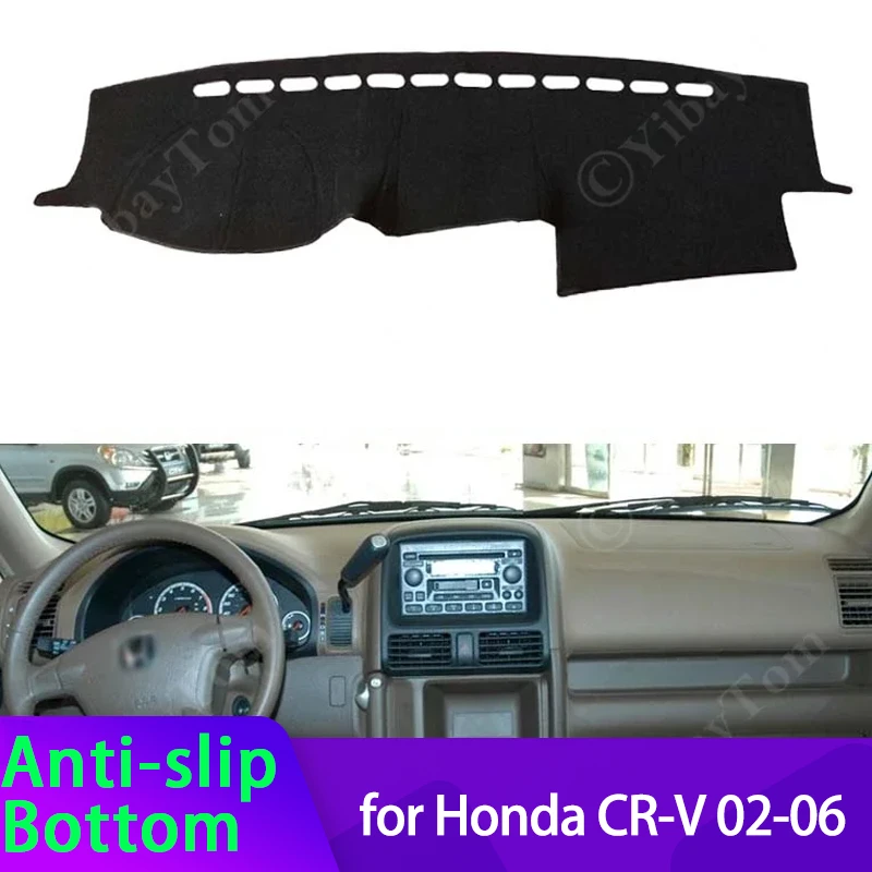 For Honda CR-V CRV CR V RD4-RD9 2002 2003 2004 2005 2006 Dashboard Cover Dash Board Mat Carpet Pad Sunshade Rug Car Accessories