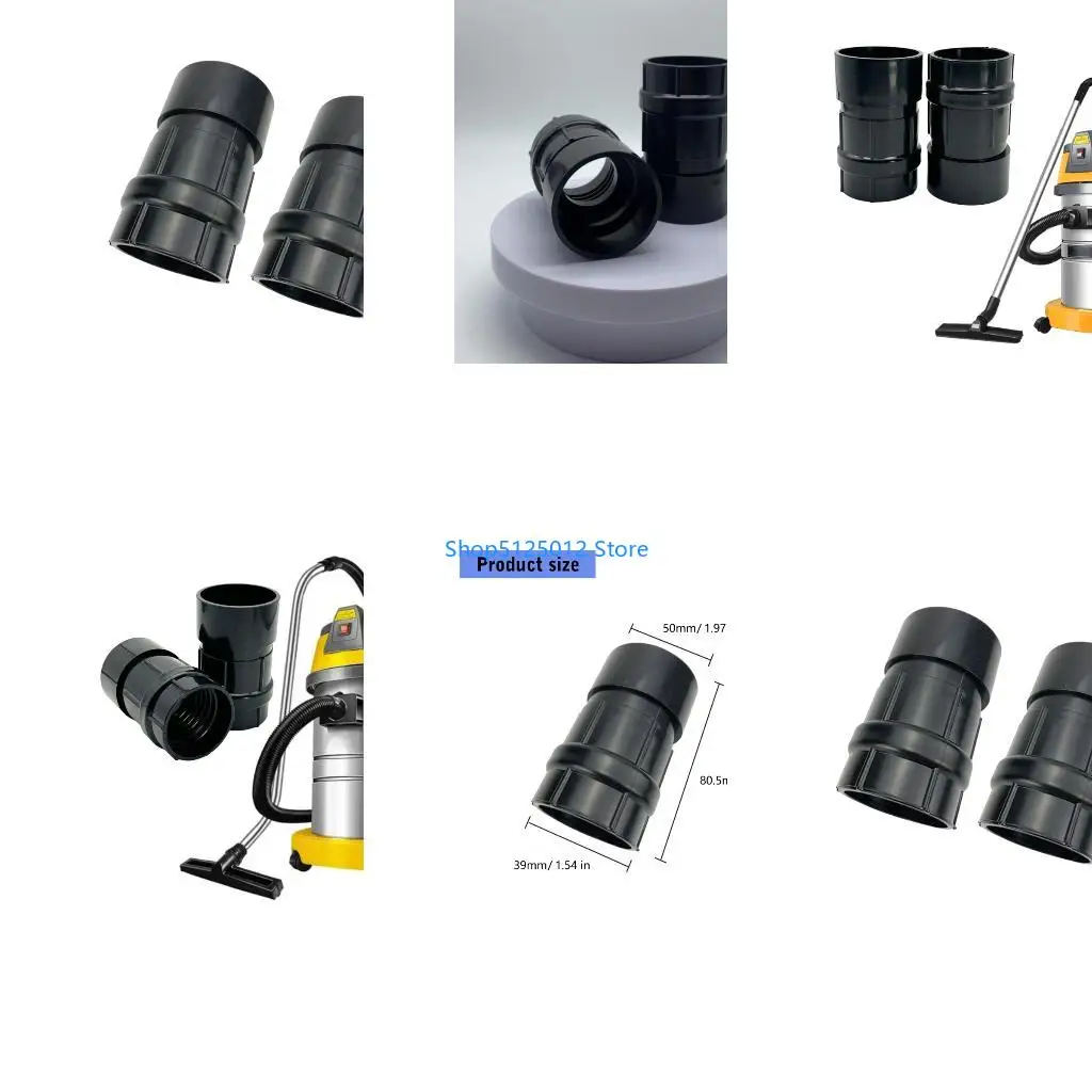 G8TC 2Pcs Plastic Vacuum Hose Connector Reducer Attachments High Performances Hose Fittings Improving Cleaning Power