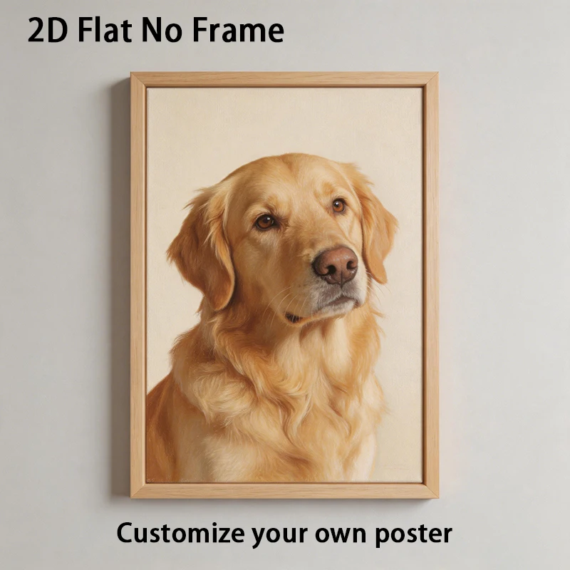 Custom Posters  Custom Pet Photos Custom Your Own Photos Personalized Wall Art Canvas Printing for Room Decor Holiday Gifts view 4