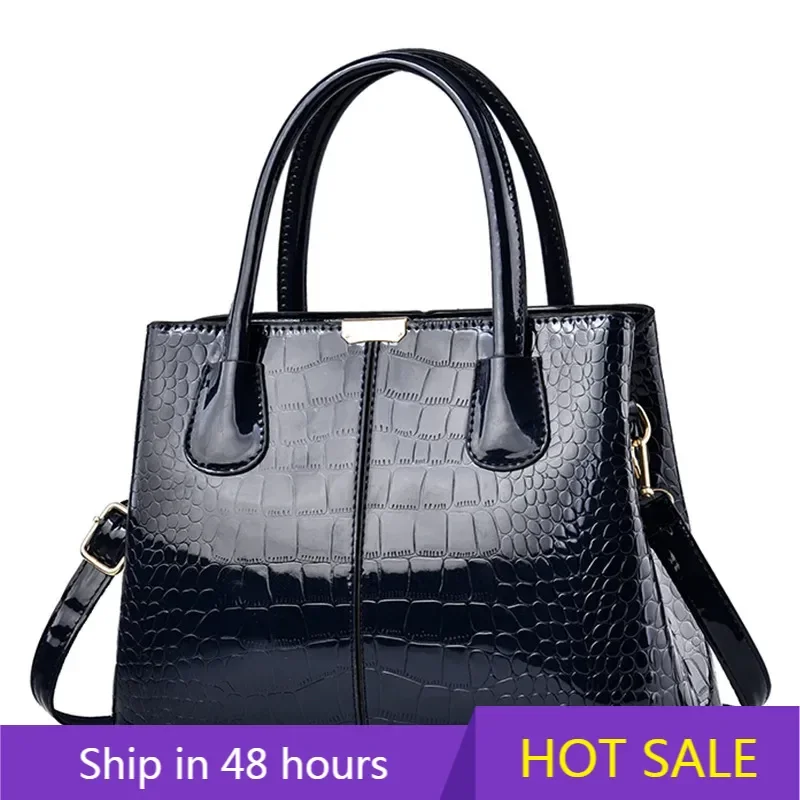 

Women Luxury Handbags Large Capacity Ladies Bright Leather Crossbody Bags Designer Shoulder Tote Bag Sac Main Bolsa Feminina