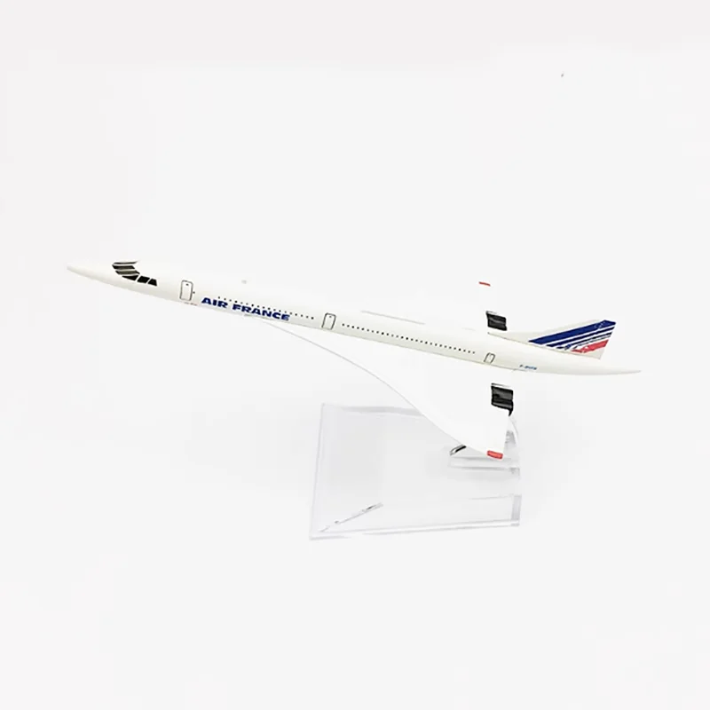 1:400 Scale French Concorde 14CM Alloy Aircraft Model Simulation Passenger Aircraft Model Commemorative Collection