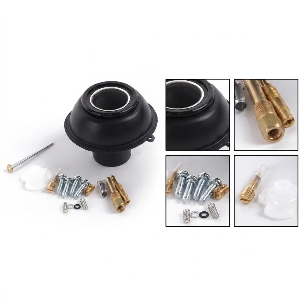 Carb Rebuild Kit for Honda Shadow VT400 VT 400 Carburetor Replacement Kit with Seals Gaskets and Metering Parts