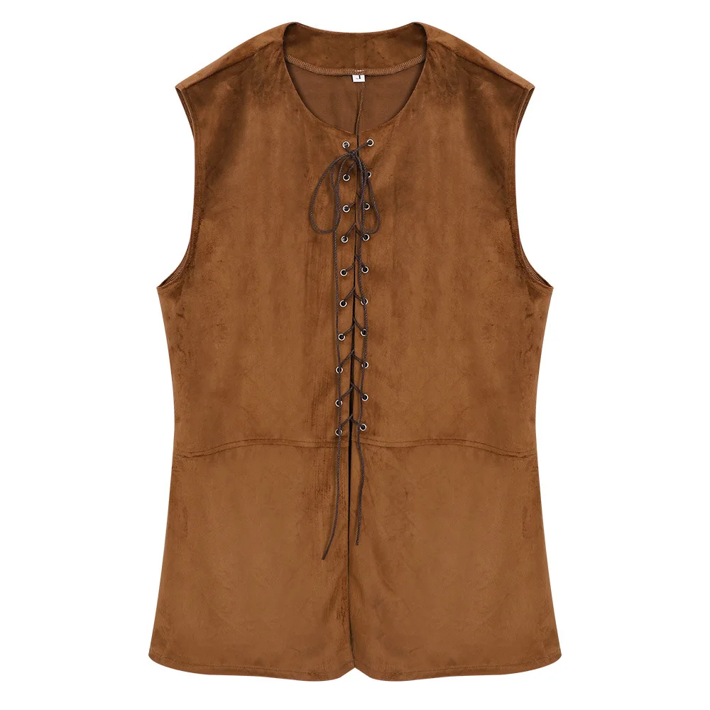 

Medieval Renaissance Pirate Gothic loween Stage Performance Vest Viking Anime Festival Clothing Women's Ethnic Faion
