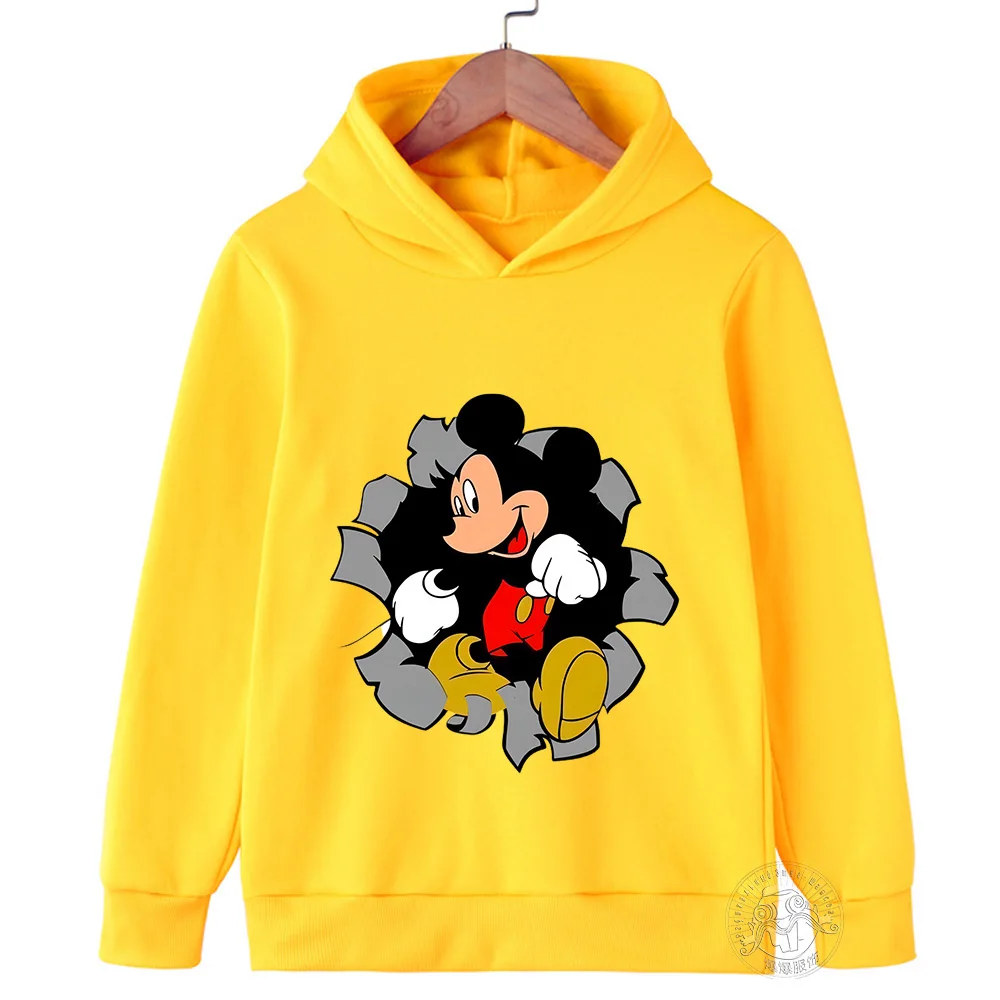 Kids Hooded Boys Girls Toddler Baby Clothes Minnie Mouse Hoodie Sweatshirt Tops Girl Autumn Winter Hoodies Coat Sweater Clothing