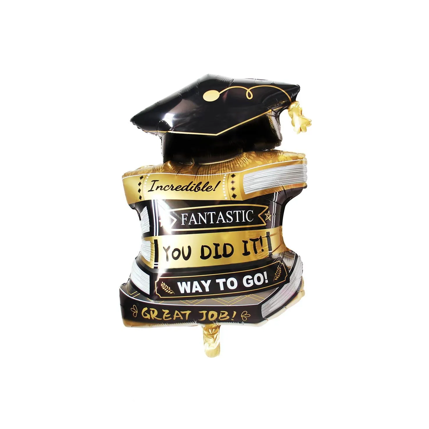 Giant Graduation Balloons 2023 Congrats Grad Foil Balloon Graduation Cap Cake Toppers For School Graduation Ceremony Party Decor