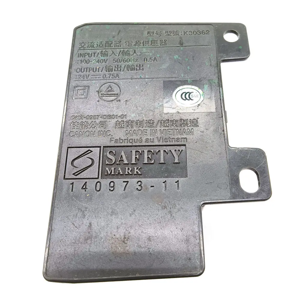 

Power supply adapter k30362/k30363 for canon MX498 496 492 E488