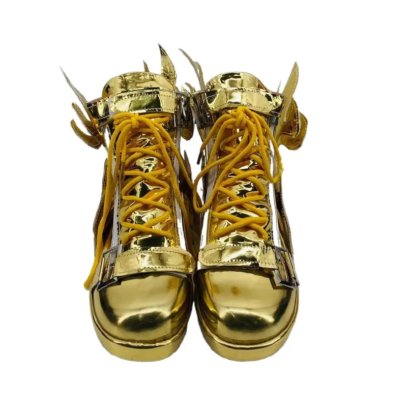 2025 12 900 PUBG Mobile Party Dance King Cosplay أحذية أداء معرض الرسوم المتحركة الثانوية