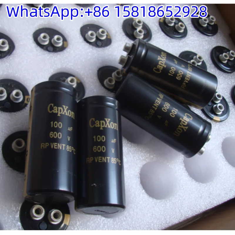 1pcs 600V 100UF replacing 500V, made in Taiwan, CAPXON premium audio-grade electrolytic capacitors for hi-fi amplifiers