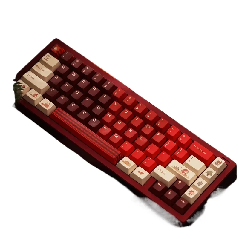 

Little Red Riding Hood PBT hot sublimation 1.7mm big red custom keyboard magnetic axis cute hand-painted