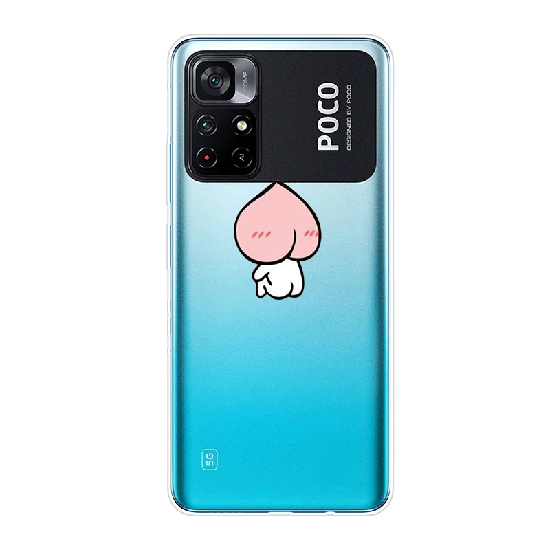 Cute Lilo Stitch Baby For Xiaomi Poco M4 X3 F3 GT NFC M2 X2 F2 C3 M3 F1 Pro Play Mix 3 A3 A2 Transparent Phone Cover