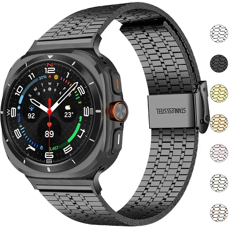 

For Samsung galaxy watch Ultra band 47mm business stainless steel strap Galaxy watch ultra47mm correa Bracelet men woman st rap