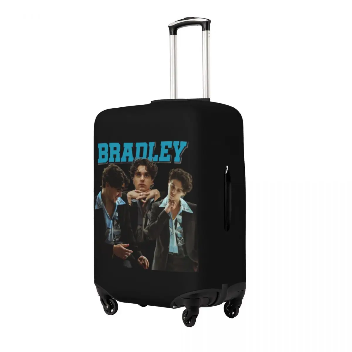 

Brad Simpson The Vamps Suitcase Cover Protection Elastic Travel Luggage Protector Covers for 18-32 Inch