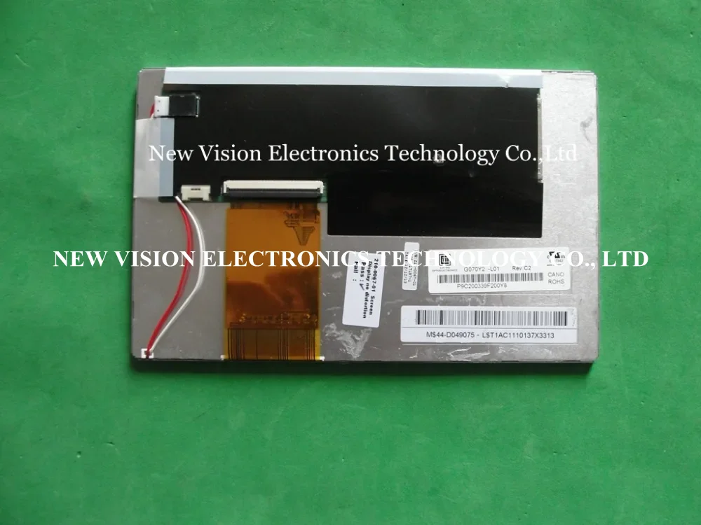 

G070Y2-L01 Original A+ Grade 7 inch LCD Screen Display Panel for CMO