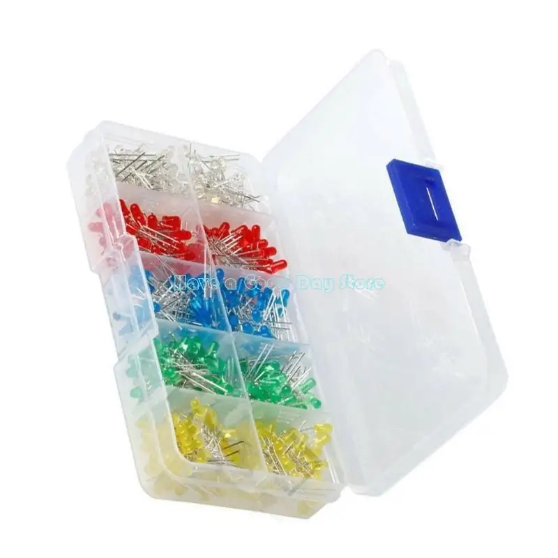 462D 3mm/5mm Plastic LED Diodes LED Lights MultiColor Option For Hobby Projects