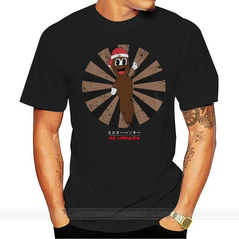 New Printed Funny  Mr Hankey The Christmas Poo Retro Japanese Men's T-Shirt  women's tshirt