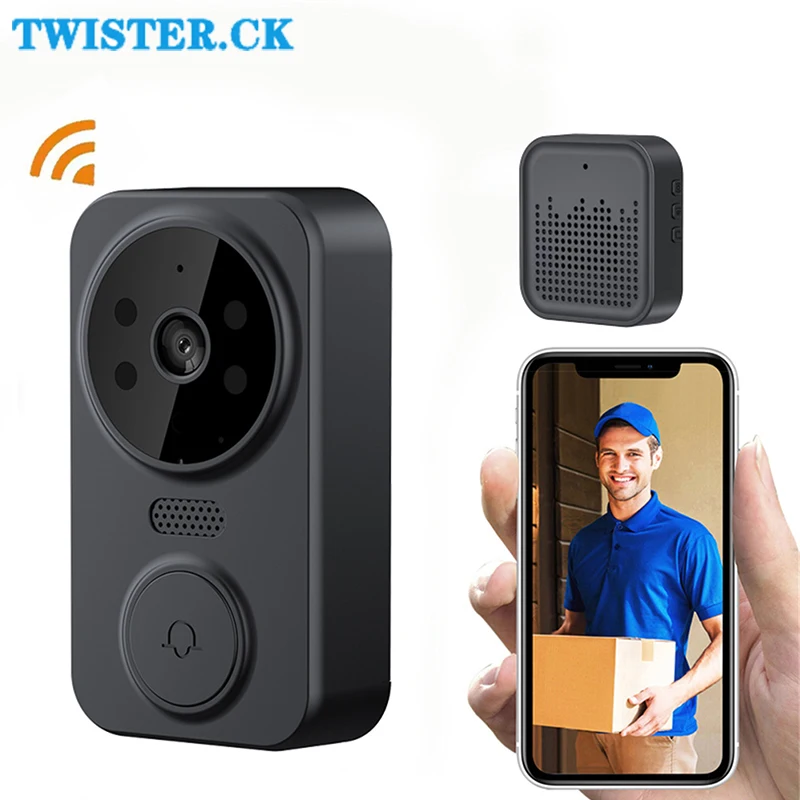 New Smart Visual Doorbell Video Door Bell Two-way Intercom Intelligent Infrared Night Vision Remote Monitoring Security System