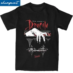 Men Women's Dracula Vampire Horror T Shirt Cotton Tops Casual Short Sleeve Crew Neck Tee Shirt 4XL 5XL T-Shirts