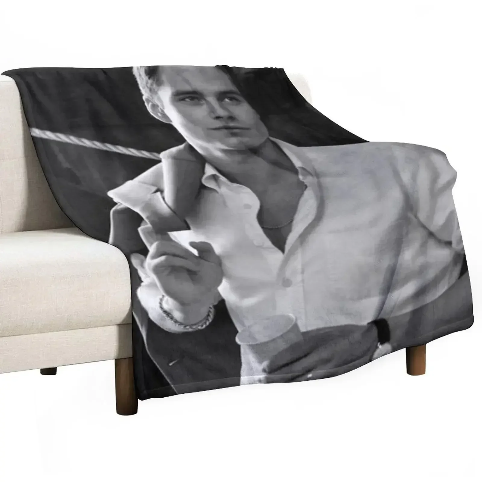 Sebastian Stan Throw Blanket Sofa Polar Plaid Furrys Giant Sofa Retros Blankets