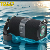 TG667 Outdoor Protable Wireless Bluetooth Speaker Dual Speaker Bluetooth 5.3 Subwoofer With RGB Support FM /TF Card/USB Disk