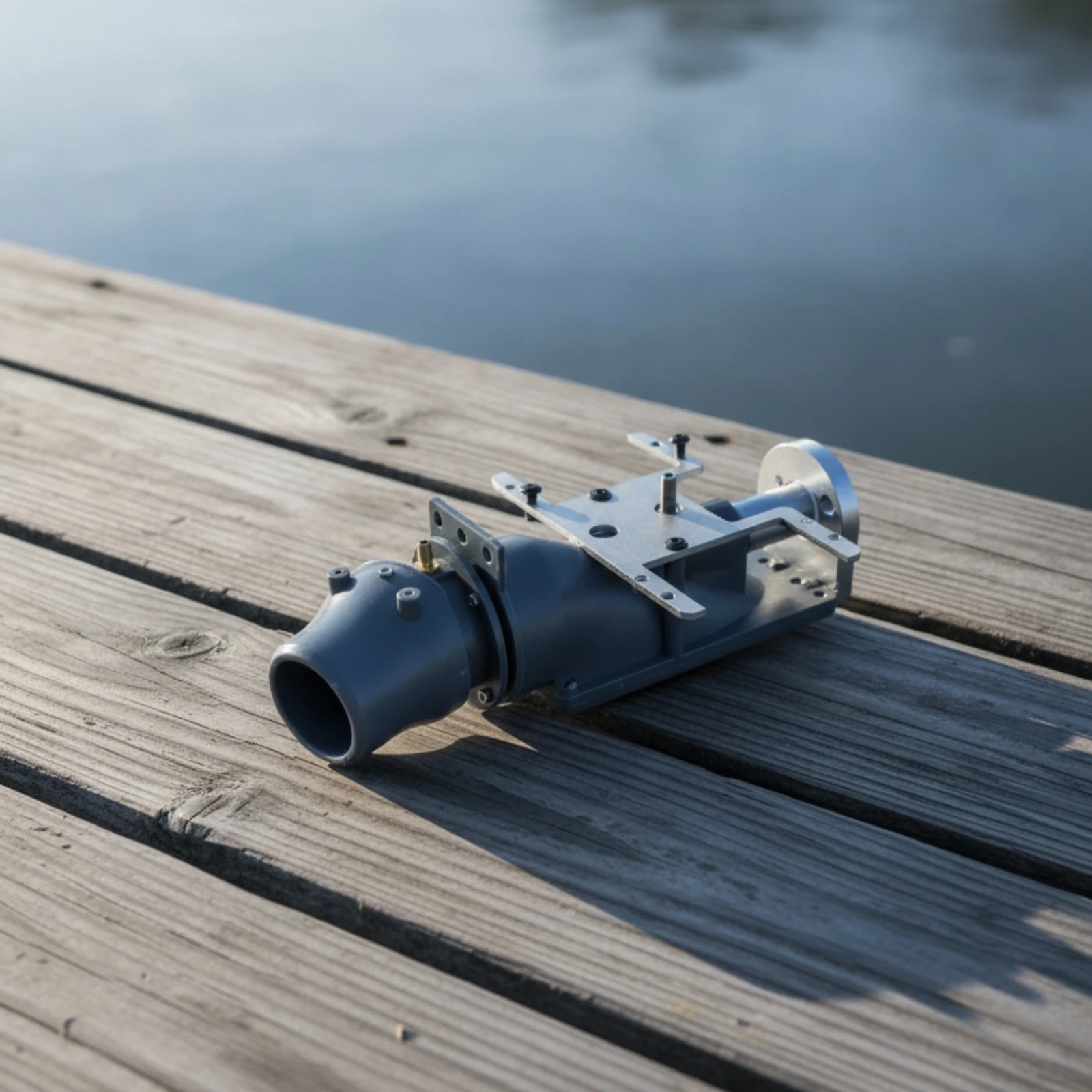 RC Boat Jet Thruster with Backward Pump Brushless Water-Jet Propulsion Unit with Steering Servo Frame Brushed for Hobbyists view 6