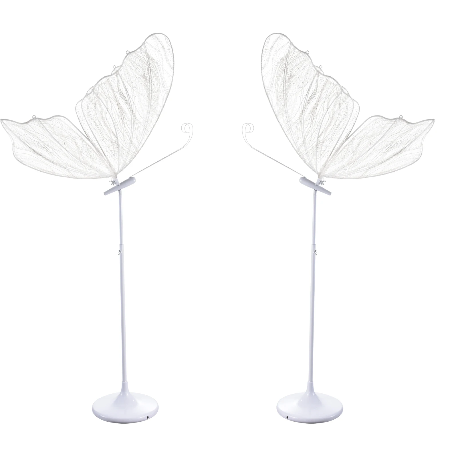 LED-Schmetterling, kreative Beleuchtung, LED-Stehlampen, romantische Schmetterlings-Deckenleuchte, Dekoration, Requisiten für Hochzeit, Party, Veranstaltungen, 60 cm