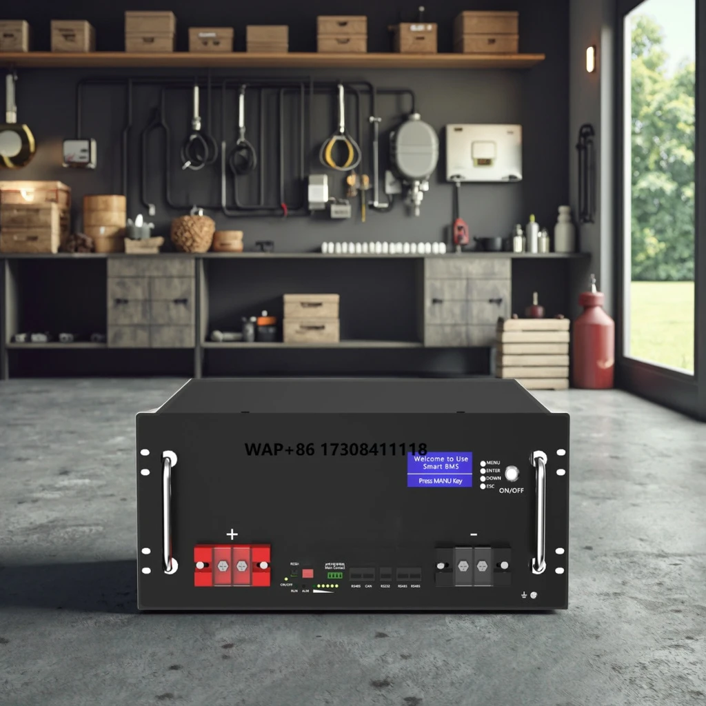 

51.2V 200AH Lithium Ion Battery Rack-mounted 10KW-20KW Solar Systems 48V 100AH Lifepo4 Battery Pack BMS for Home Use