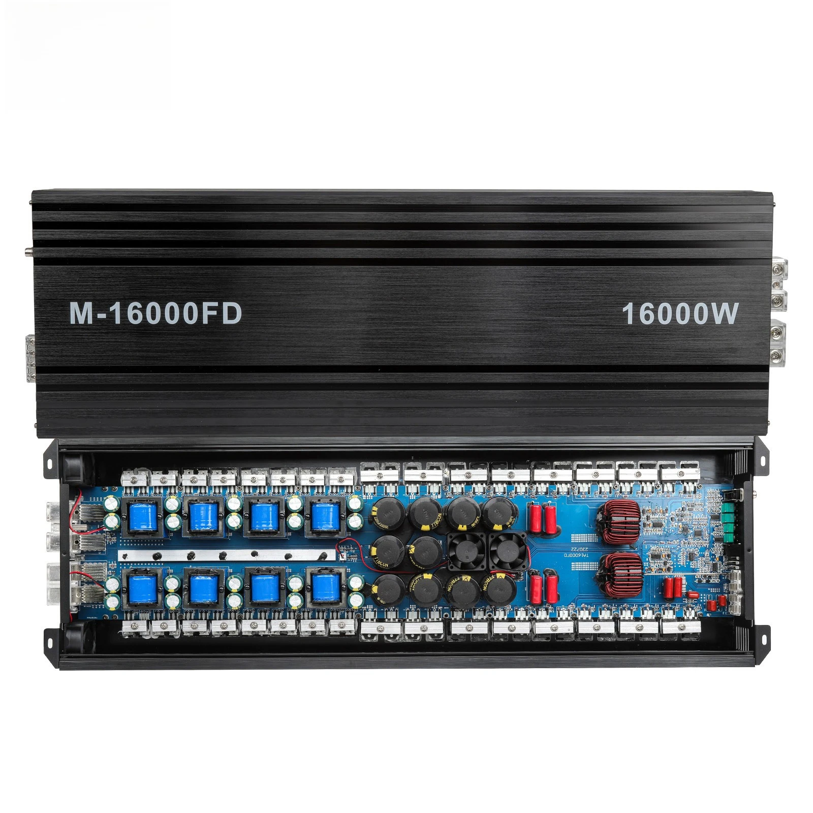 Brazilian Style Monoblock Class D Car Amplifier 16000W Peak 32000W Full Range Amp for Car Subwoofer Bass Audio Upgrade