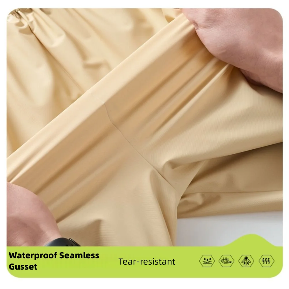 

A Set Split Design Outdoor Cycling Raincoat Waterproof Soft Rain Pants Suits Reflective Stripe Motorcycle Rain Jackets Cycling