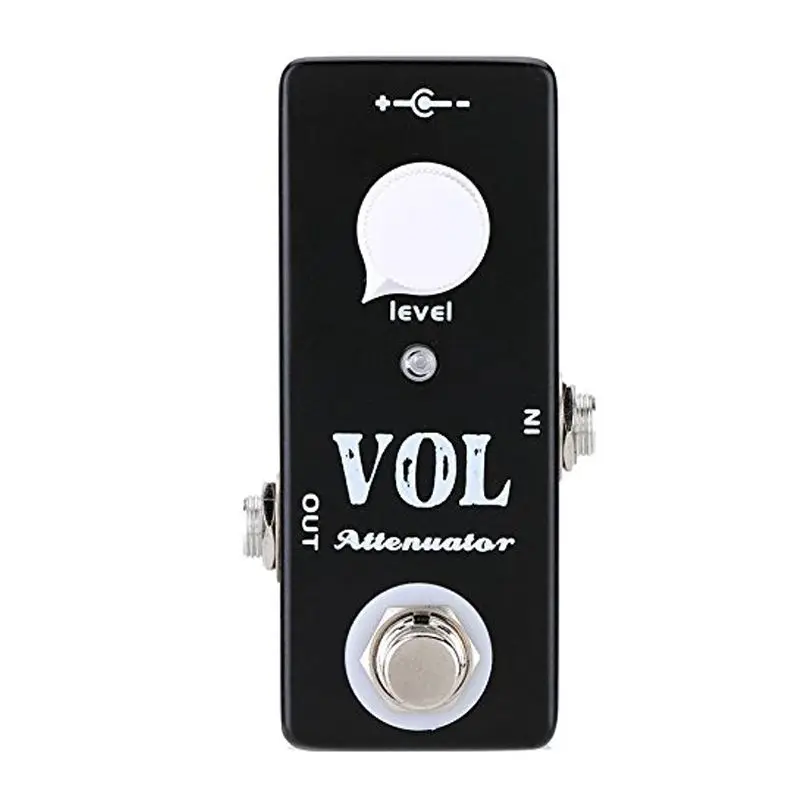 MOSKYAUDIO Effects Processors VOL ATTENUATOR Distortion Guitar Pedal Footswitch Electric Guitar Bass Passive Full Metal Shell