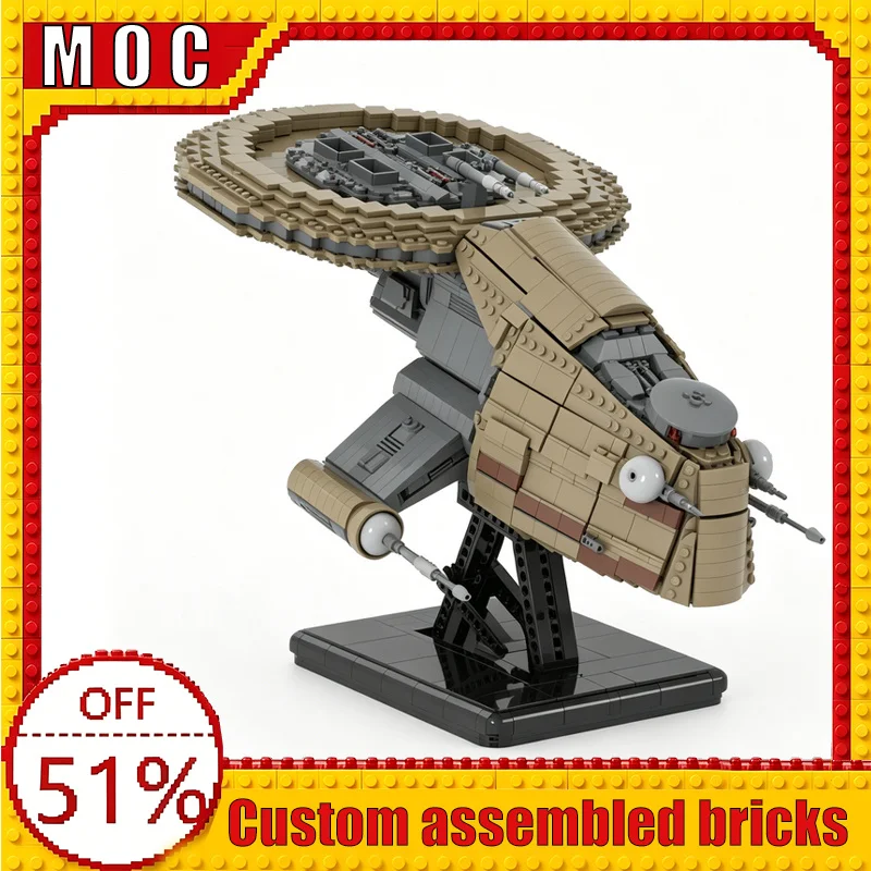 

3534 Parts Heavy Sky Assault Flying Vehicle Sci-Fi Combat MOC Building Blocks Model Boys DIY Assembly Educational Learning Gifts