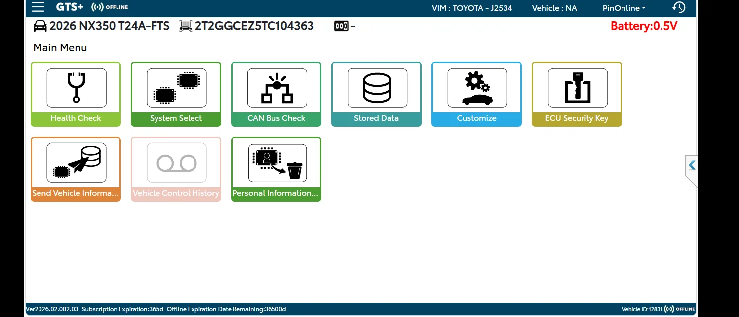 Global Techstream V18 for Toyota/Lexus 2026.01