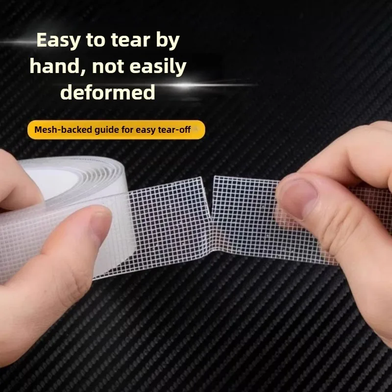 Nano ruban adhésif Double face en maille haute viscosité, Nano ruban acrylique Transparent sans trace pour le bureau et la maison