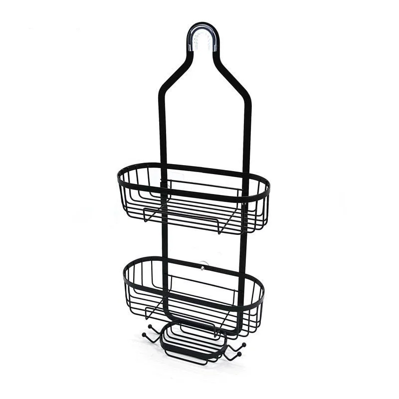 3-Tier Household Shower Shelves No Drilling Rustproof Shower Rack Organizer for Towels And Other Bath Accessories