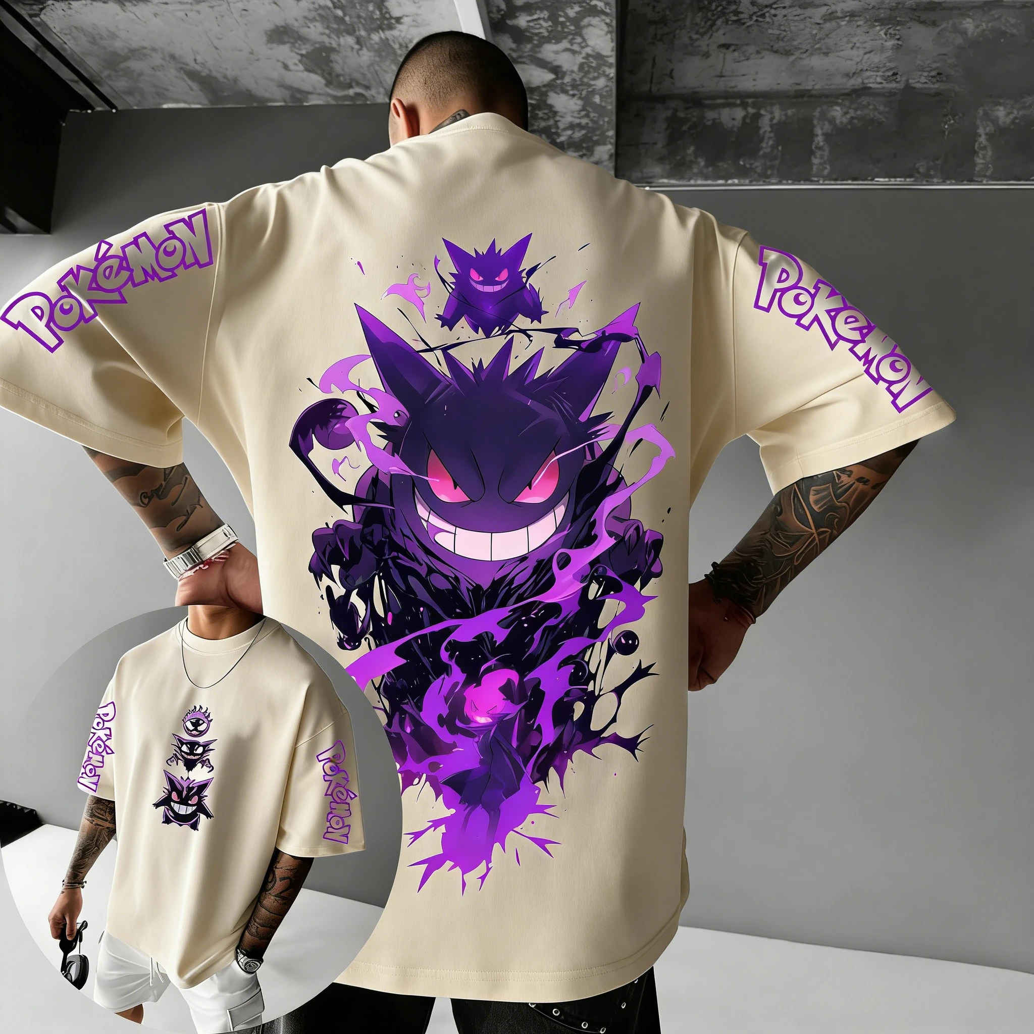camiseta-de-algodao-masculina-de-verao-2026-pokemon-estampa-de-fusao-gengar-koffing-estilo-streetwear-casual-oversized-para-uso-diario-presente-para-fas-de-anime