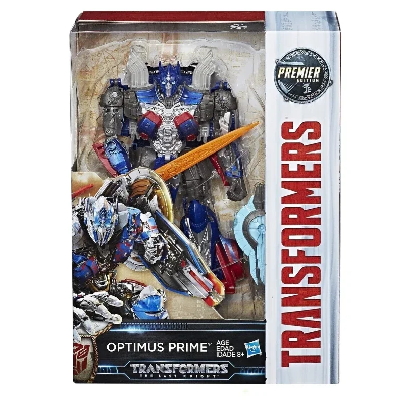 In Stock Movie 5 US Version TLK V Class Optimus Prime Action Animation Collectible Figure Birthday Gift