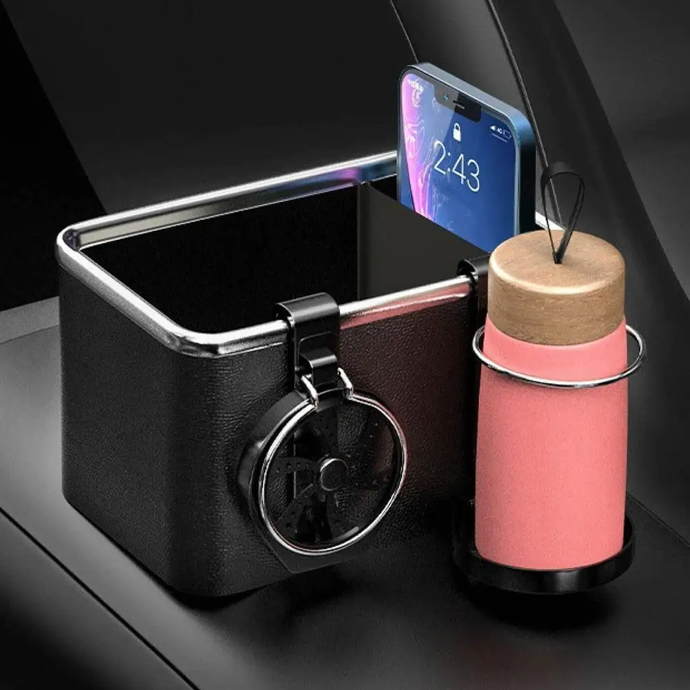 Multi-function Car Storage Box Armrest Organizers Car Interior Stowing Tidying Accessories For Phone Tissue Cup Drink Holde K9Y3