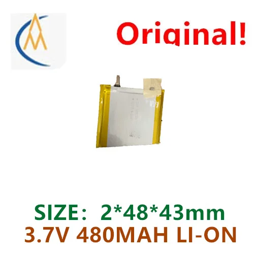 Achetez plus de batteries polymères 480 mAh 204843 à prix réduit, avec fonction de capture sonore intelligente et enregistrement visuel, ligne secondaire 3,7 V