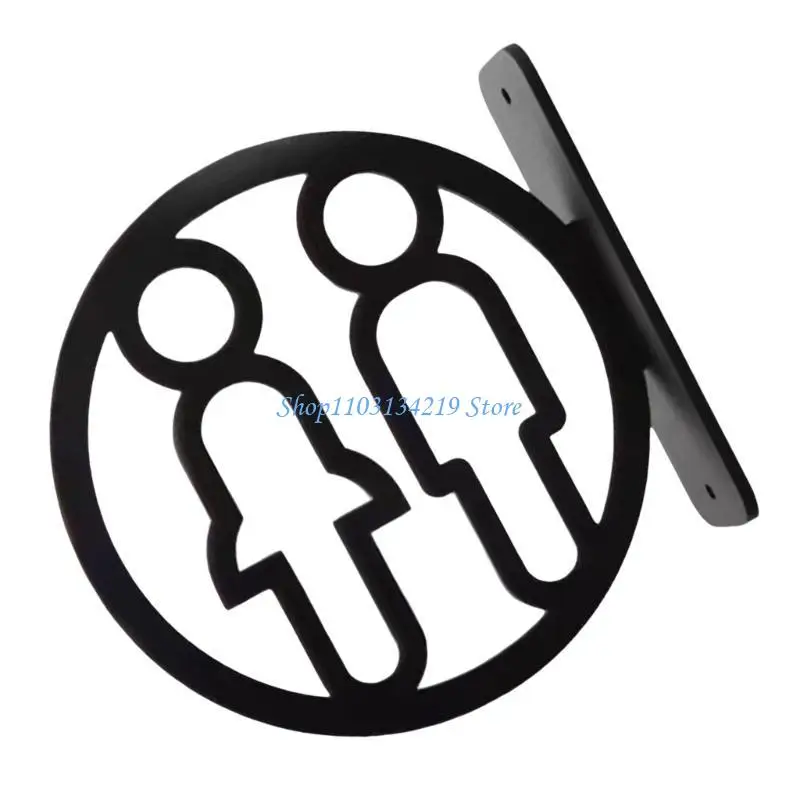 N5KC ACRYLIC ROVOOM TERBUSai Rambu Kamar Mandi Bergaya untuk Hotel dan Restoran