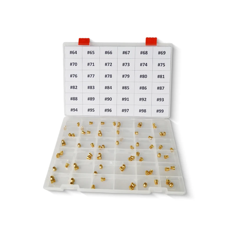 72pcs #64-#99 Brass Carburetor Carb Jets Kit For Holley Carb 1/4-32 36-181 4150 4160 4500 Replacement Parts view 6
