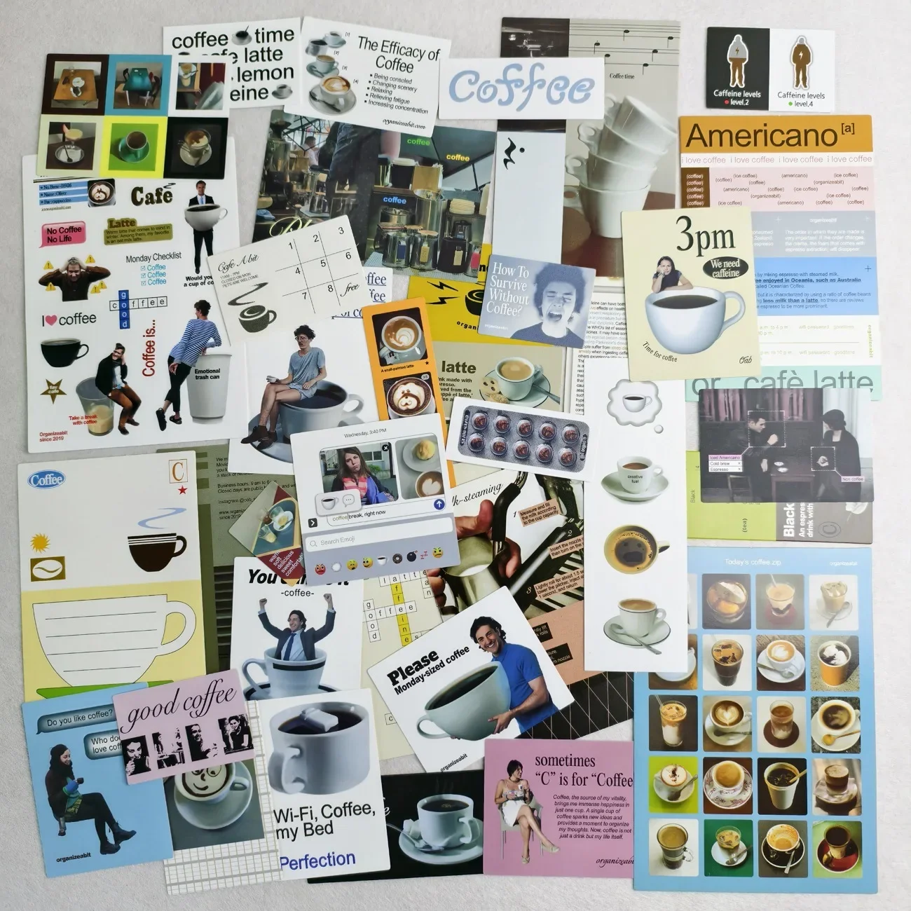 الكورية OAB بطاقة ملصق حزمة الشمال نمط الوردي الرجعية سكرابوكينغ الزخرفية INS المواد فسيفساء ورقة لوازم الحرف اليدوية