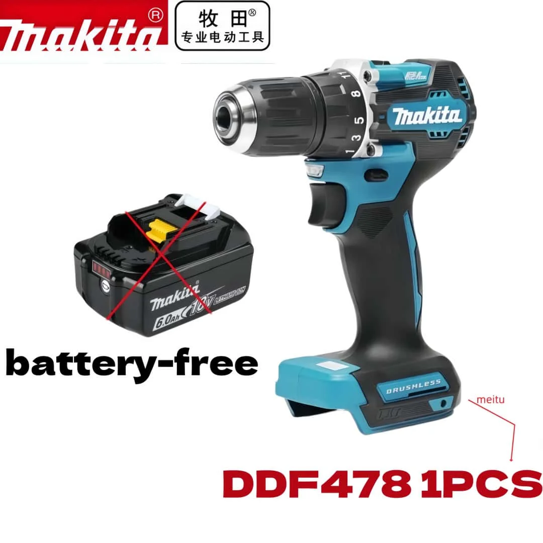 Genuine 6AH Makita BL1860B 6Ah Battery Power Tools Li-ion Replacement LXT BL1850 BL1840 for 18V Screwdriver with BMS 18V Battery image 3