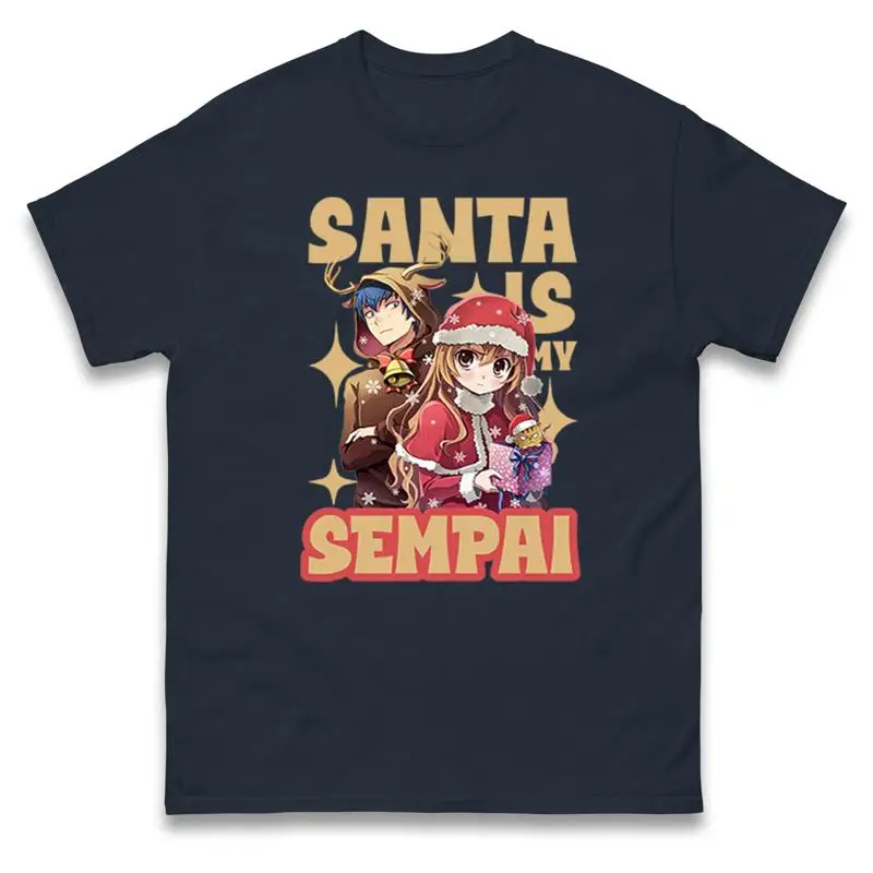 

Santa Is My Sempai Merry Christmas T Shirt Funny