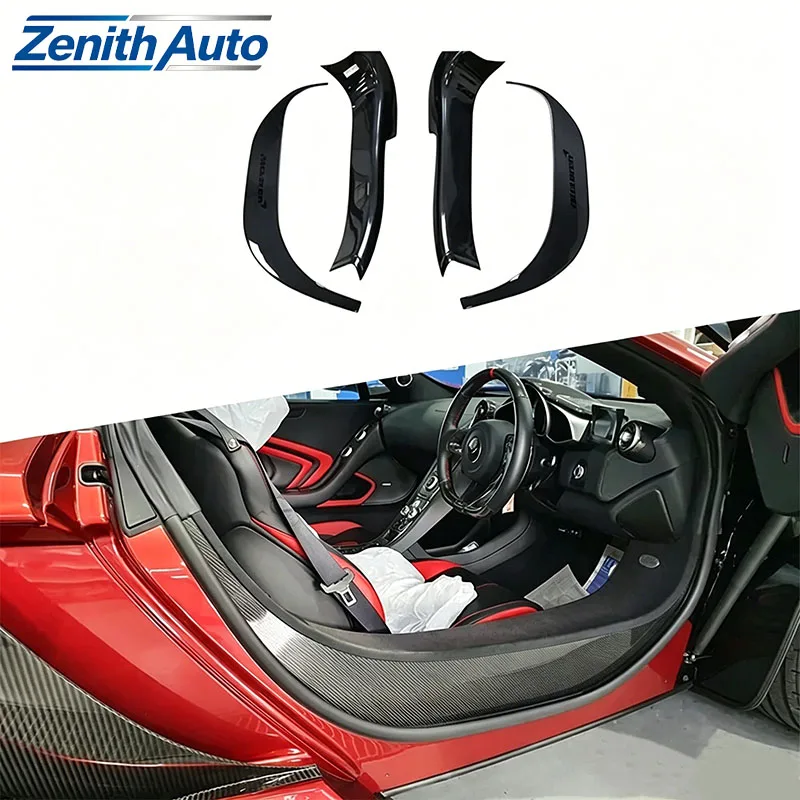 

2011-2017 For McLaren MP4-12C 650S Carbon Fiber Door Sills Threshold Panels Cover Exterior Accessories 2PCS