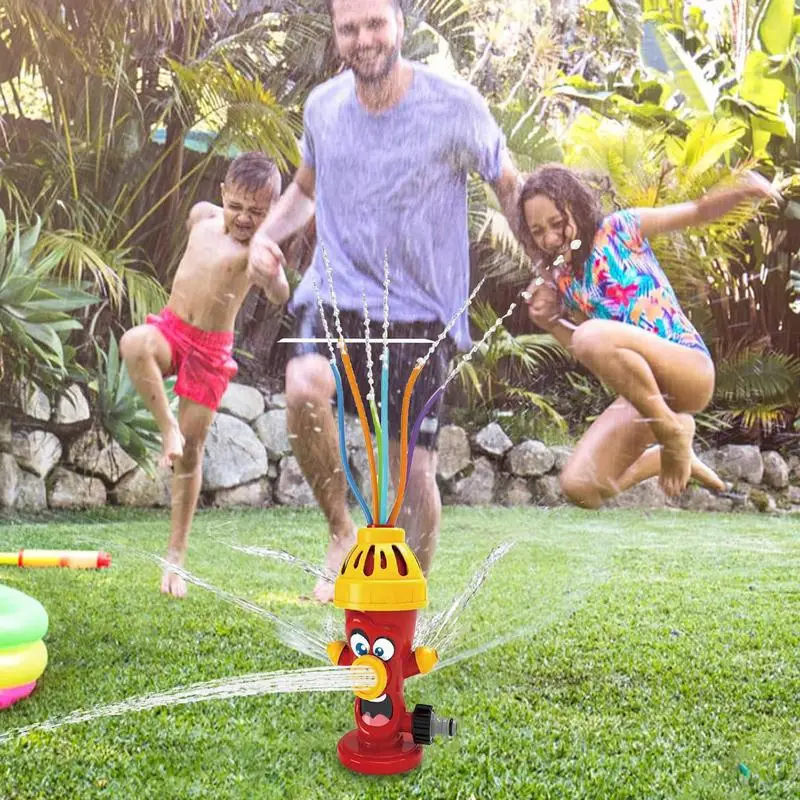 Water Sprinkler For Garden Children's Water Spray Toy Stable Base Splashing Fun Toy For Outdoor Activities Swimming Pools