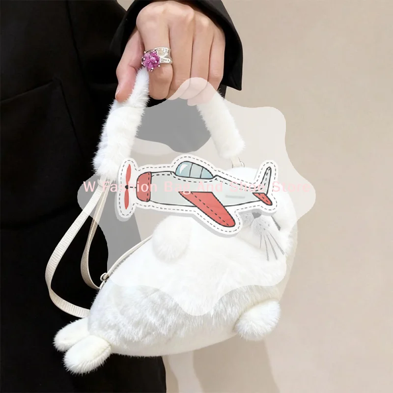 

Очаровательная плюшевая сумка с уплотнением, портативная осенне-зимняя новая милая меховая сумка с уплотнением, женская сумка, мягкая женская сумка для девочек