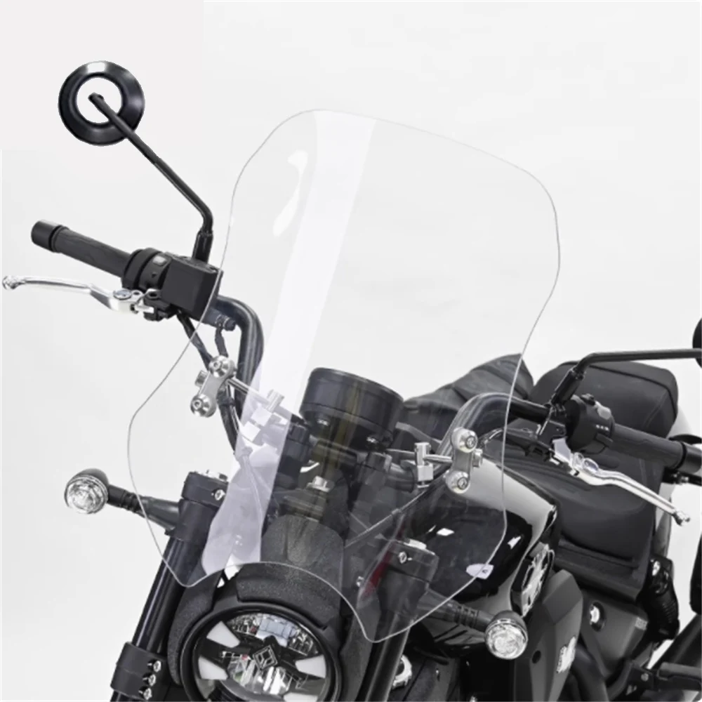 For Benda Black Flag 500 Windshield Modification Dark Flag 500 Thickened Windshield Adjustable High Front Windshield Accessories 2