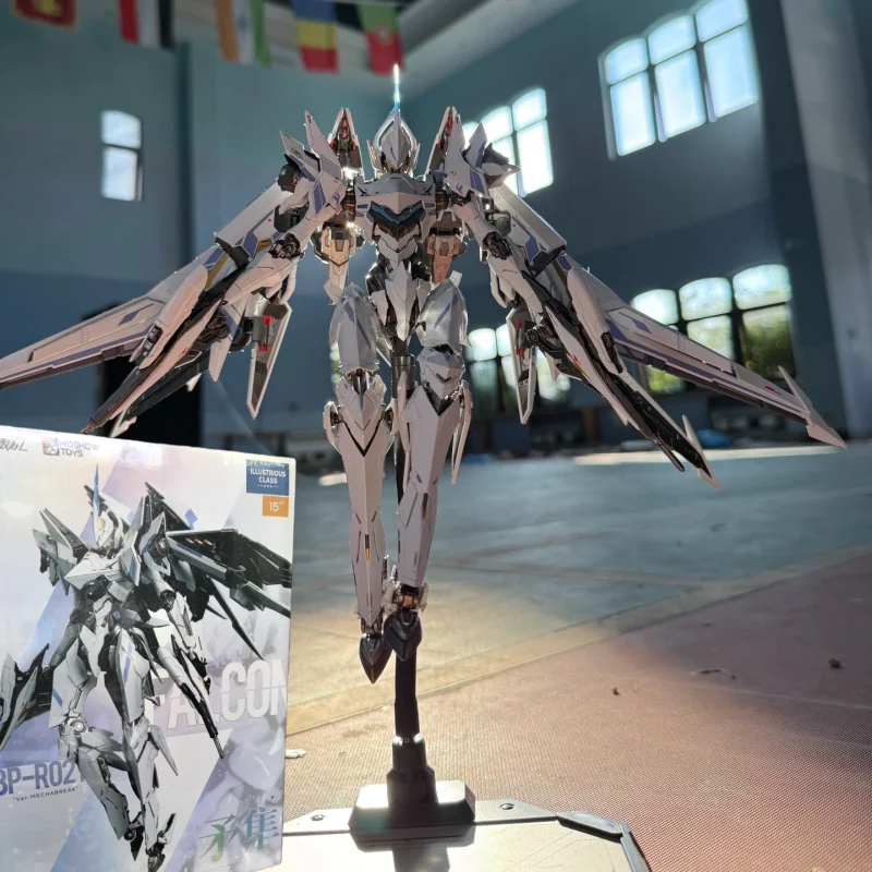 

Новинка 2025 года, оригинальная фигурка MOSHOWTOYS UBP-R02T ILLUSTRIOUS-CLASS Mecha BREAK:falcon, модель механической игрушки