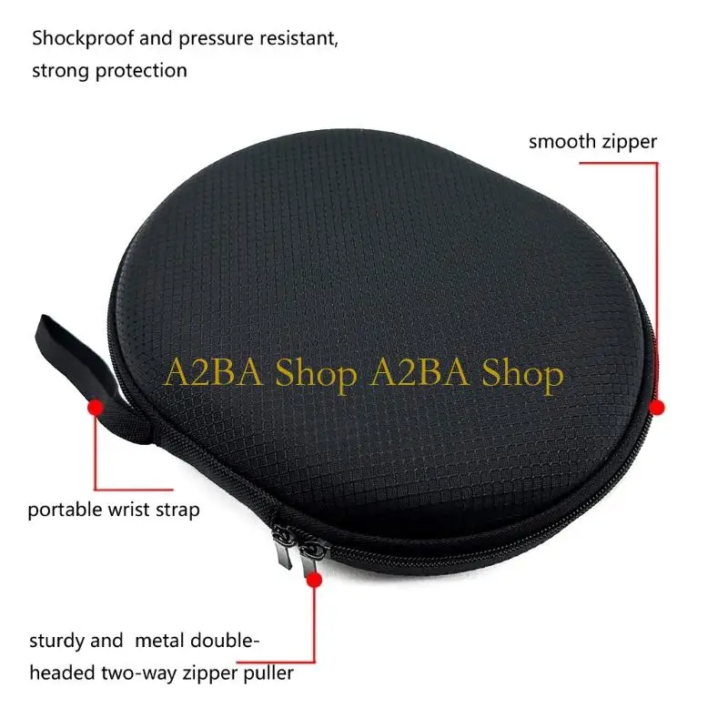 A2BA Universal Over Ear Headphone Protective Case with Anti Scratch Interior Fabric for HC905 HQ51 HQ30 QC30 Wireless Headset