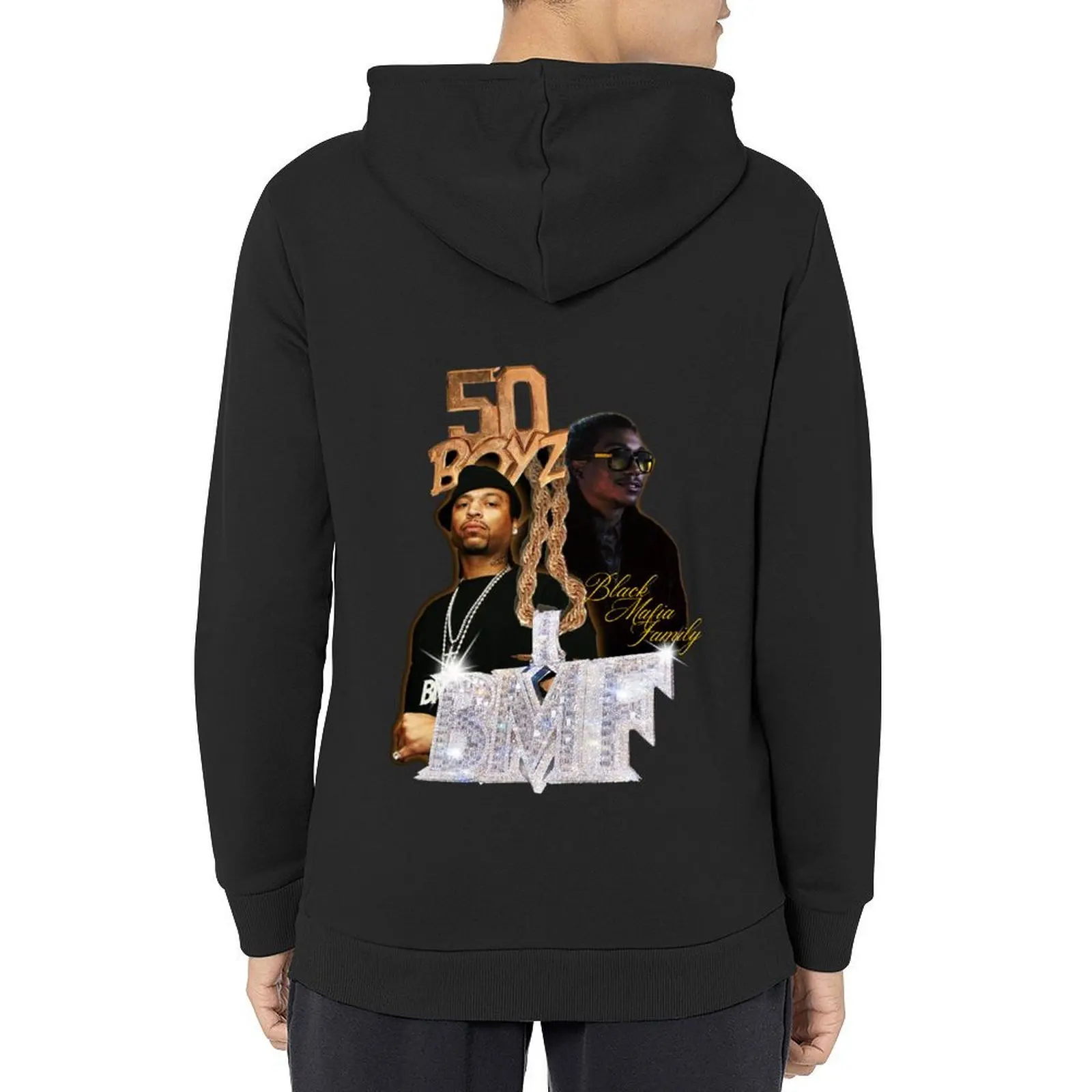 

BMF GRAPHIC TEE Hoodie mens clothes men wear korean autumn clothes anime clothing man hoodie